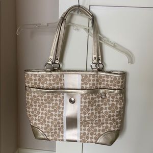 Coach Gold handbag